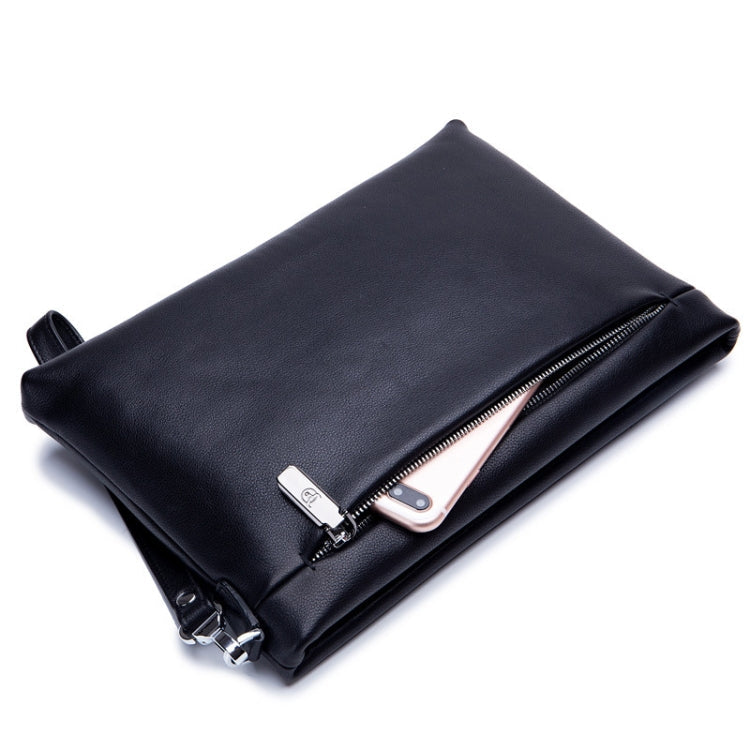 BULL CAPTAIN 446 Large-capacity Soft and Wear-resistant Leather Clutch Bag Business Wallet, Size: L