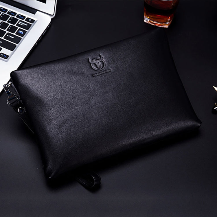 BULL CAPTAIN 446 Large-capacity Soft and Wear-resistant Leather Clutch Bag Business Wallet, Size: L