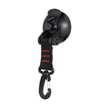 3 PCS Car Tent Suction Cup Home Users Outside Travel Portable Suction Cup Hook Round Carabiner(Red)