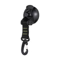 3 PCS Car Tent Suction Cup Home Users Outside Travel Portable Suction Cup Hook Round Carabiner(Green)