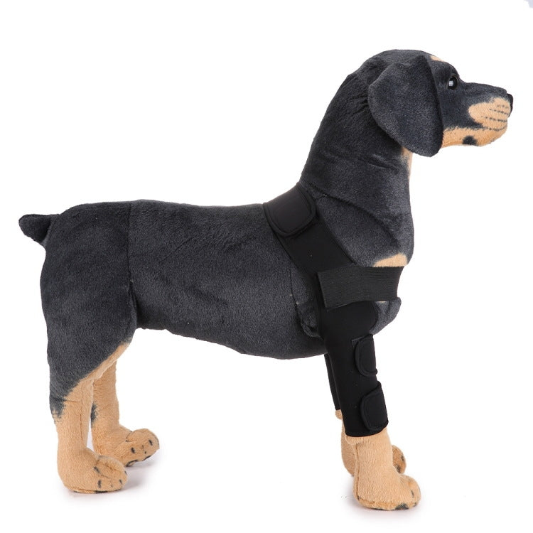 Pet Dog Leg Knee Guard Surgery Injury Protective Cover, Size: S(Classic Model (Black))
