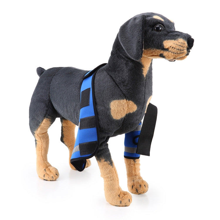 Pet Dog Leg Knee Guard Surgery Injury Protective Cover, Size: S(Anti-glory Model (Blue))