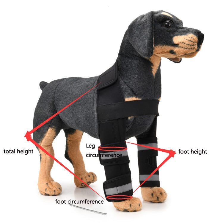 Pet Dog Leg Knee Guard Surgery Injury Protective Cover, Size: S(Classic Model (Red))