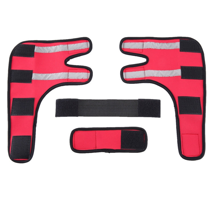 Pet Dog Leg Knee Guard Surgery Injury Protective Cover, Size: M(Anti-glory Model (Red))