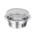 Household Stainless Steel Charcoal Barbecue Stove Outdoor Camping Portable Charcoal Stove Set, Size: 40cm(Stove Body + BBQ Net)