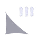 Triangle Outdoor Garden Sunshade Sail Waterproof Anti-UV Canopy, Size: 5m x 5m x 7.1m(Grey)