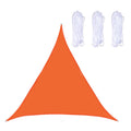 Triangle Outdoor Garden Sunshade Sail Waterproof Anti-UV Canopy, Size: 2.4m x 2.4m x 2.4m(Orange)