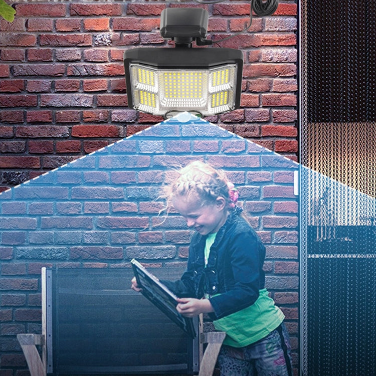 TG-TY085 Solar Outdoor Human Body Induction Wall Light Household Garden Waterproof Street Light wIth Remote Control, Spec:  96 COB Separated