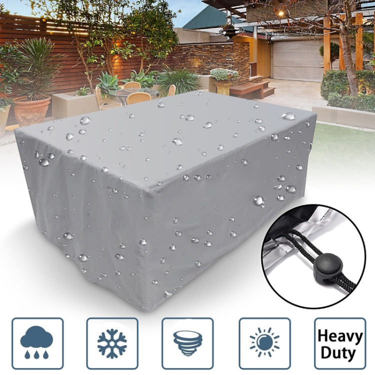 Outdoor Garden Tables And Chairs Dustproof And Waterproof Cover, Size: 225x116x82cm