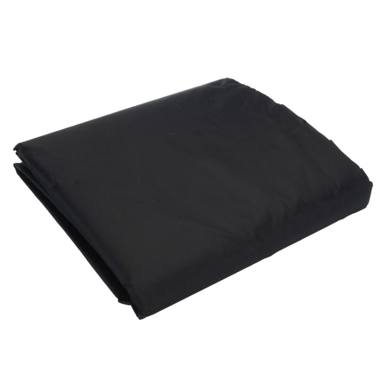 Outdoor Oxford Cloth Furniture Cover Garden Dustproof Waterproof And UV-Proof Table And Chair Protective Cover, Size: 130x130x75cm(Black)