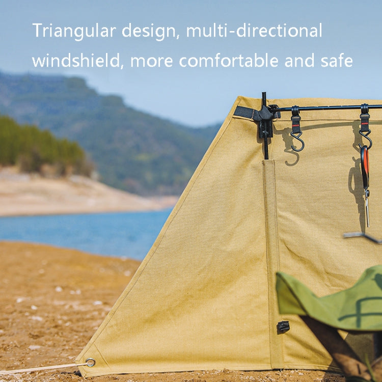 Outdoor Camping Picnic Windshield Picnic Windscreen(Cloth + Bracket)
