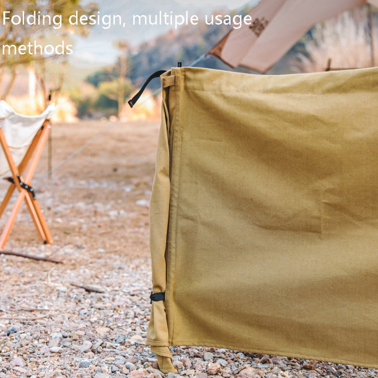 Outdoor Camping Picnic Windshield Picnic Windscreen(Cloth + Bracket)
