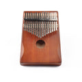 17-Tone Thumb Piano Kalimba Beginners Introduction Finger Piano, Colour: Brown