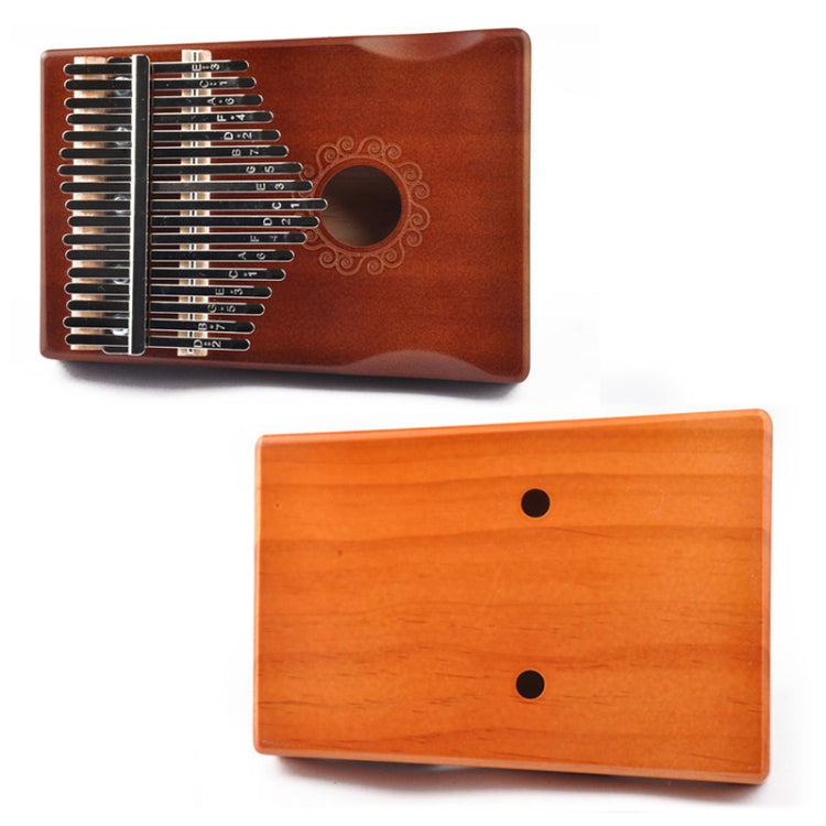 17-Tone Thumb Piano Kalimba Beginners Introduction Finger Piano, Colour: Black