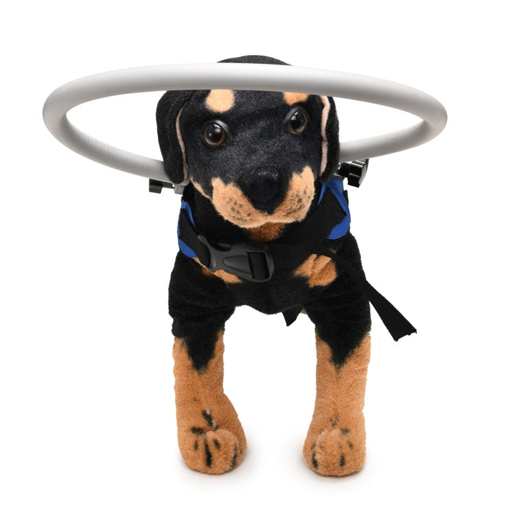 Dog Blindness Anti-Collision Ring Animal Protection Ring Cover Guide Ring, Specification: M(Blue)