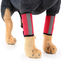 Pet Knee Protector Dog Surgery Injury Protective Cover, Size: M(Red Reflection)