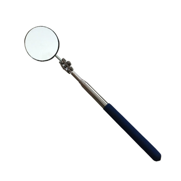 Car Repair Detection Mirror Universal Folding Telescopic Mirror Welding Chassis Inspection Mirror, Model: Purple Handle 50mm