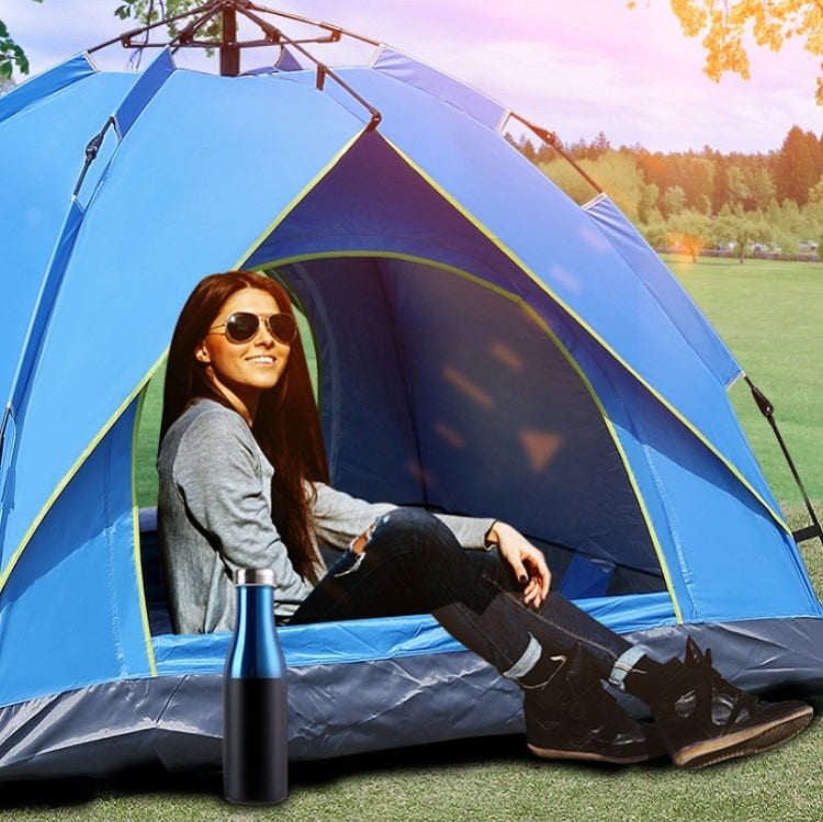 TC-014 Outdoor Beach Travel Camping Automatic Spring Multi-Person Tent For 2 People(Green+Mat)