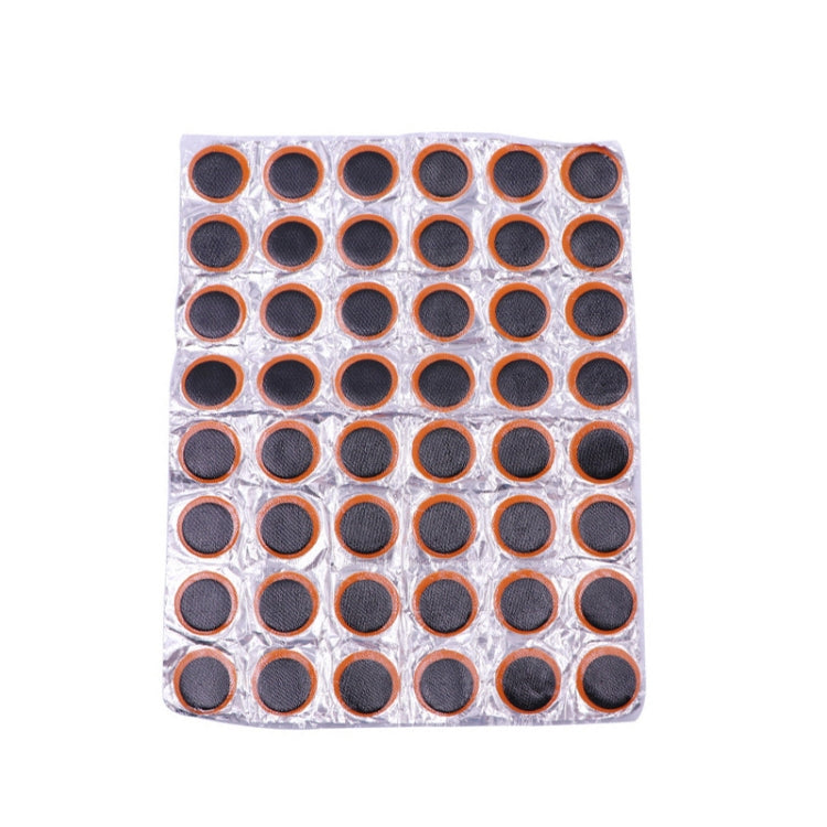 48pcs /Sheet Car Vacuum Tire Film Bicycle Motorcycle Tire Repair Film, Style: Round