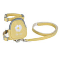 ZiChen Cat Traction Rope Small Pet Traction Embroidery Backpack, Size: M(Yellow)