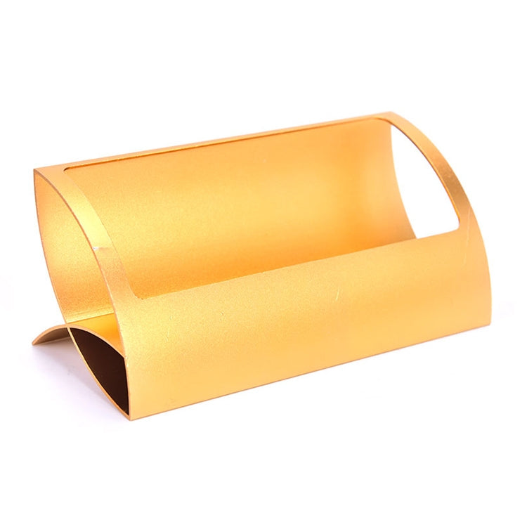 Creative Metal Card Holders Note Holders for Office Display Desk Business Card Holders Desk Accessories Stand Clip(Gold)