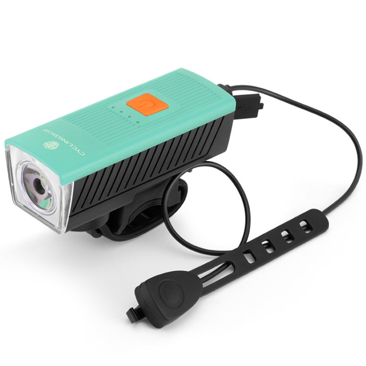CYCLINGBOX BG-1811 Bicycle Charging Speaker Front Lamp USB Multi-Function Mountain Bike Accessories(Blue)