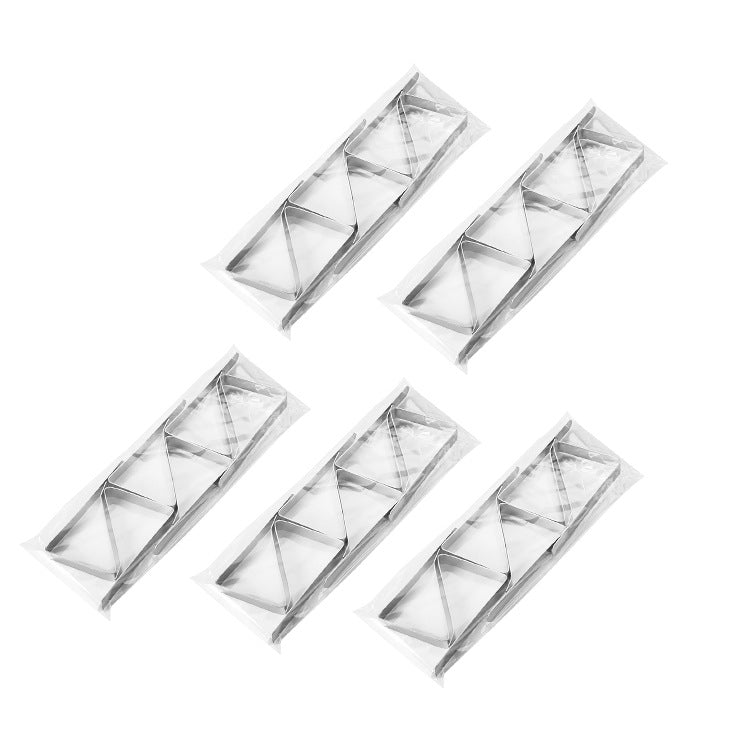 30 PCS Stainless Steel Tablecloth Clip Triangle Table Clamp Picnic Flexible Clip(Wave)