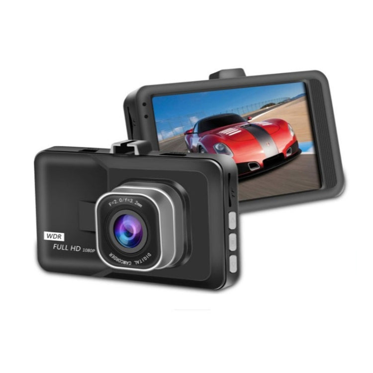 3.0 Inch HD 1080P Wide-Angle Driving Recorder With Reversing Image Specification： Normal Definition Single Record（Black）