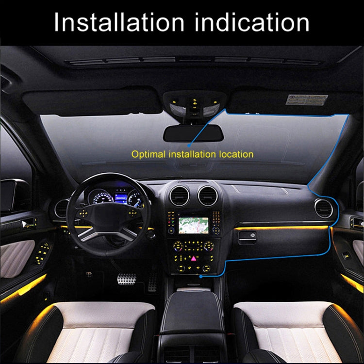3.0 Inch HD 1080P Wide-Angle Driving Recorder With Reversing Image Specification： Normal Definition Single Record（Black）