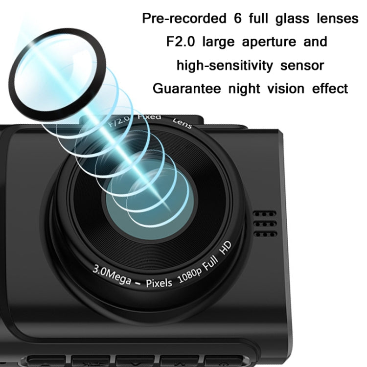 In Car Hidden HD 1080P Infrared Night Vision Driving Recorder Specification： Without GPS Trajectory