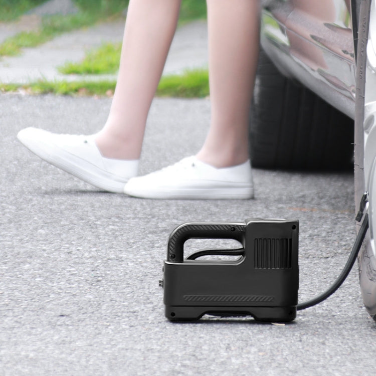 Portable Multi-Function Smart Car Inflatable Pump Electric Air Pump, Style: Wireless With Light Pointer