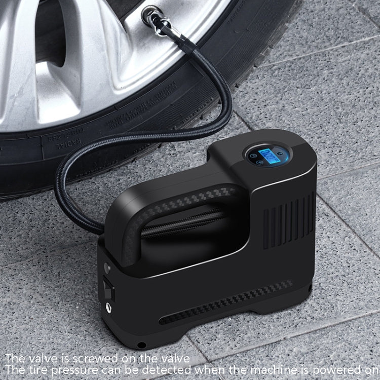 Portable Multi-Function Smart Car Inflatable Pump Electric Air Pump, Style: Wireless With Light Digital Display