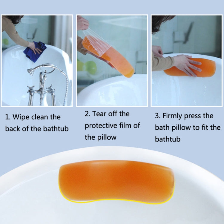 T5 PU Foam Sponge Bathtub Pillow Hotel Bath Head Pillow, Specification: 280x160mm