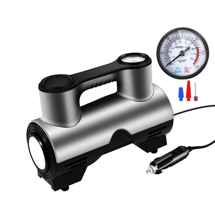 Car Inflatable Pump Portable Small Automotive Tire Refiner Pump, Style: Wired Pointer With Lamp