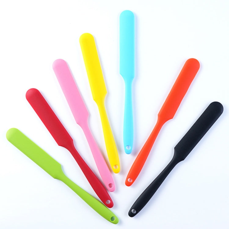 Long Silicone Spatula Butter Cake Cream Scraper Baking Tool(Green)