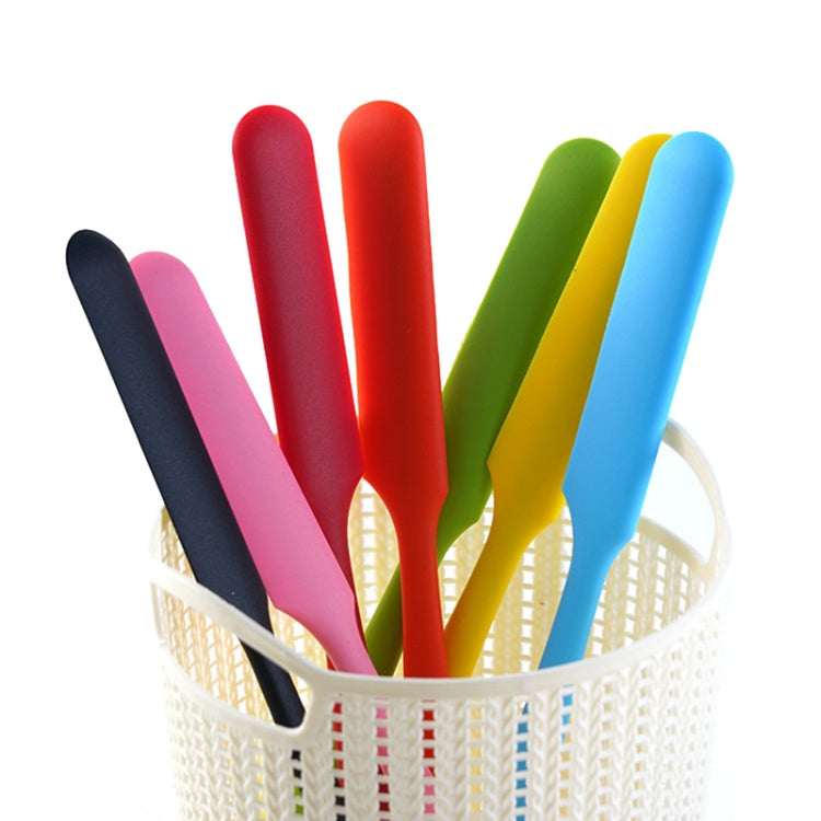 Long Silicone Spatula Butter Cake Cream Scraper Baking Tool(Green)