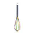 Silicone Egg Beater Home Egg Mixer Kitchen Gadgets Cream Baking Tools, Colour: 10 inch Colorful