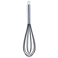 Silicone Egg Beater Home Egg Mixer Kitchen Gadgets Cream Baking Tools, Colour: 12 inch Black