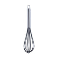 Silicone Egg Beater Home Egg Mixer Kitchen Gadgets Cream Baking Tools, Colour: 10 inch Black