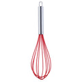 Silicone Egg Beater Home Egg Mixer Kitchen Gadgets Cream Baking Tools, Colour: 12 inch Red