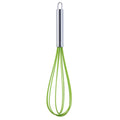 Silicone Egg Beater Home Egg Mixer Kitchen Gadgets Cream Baking Tools, Colour: 12 inch Green