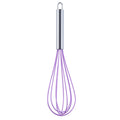 Silicone Egg Beater Home Egg Mixer Kitchen Gadgets Cream Baking Tools, Colour: 12 inch Purple