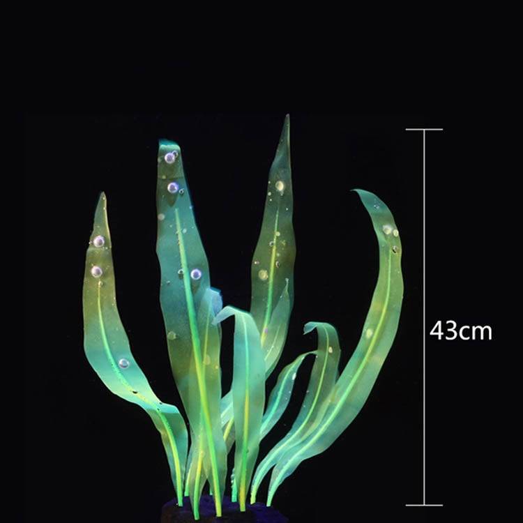 Aquarium Fish Tank Decoration Landscape Silicone Simulation Coral Artificial Kelp Landscape Decoration, Size: HZ005 43cm Large(Pink)