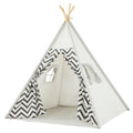 Indian Children Tent Cotton Cloth Indoor Play House Parent-Child Doll House(Wavy Pattern)