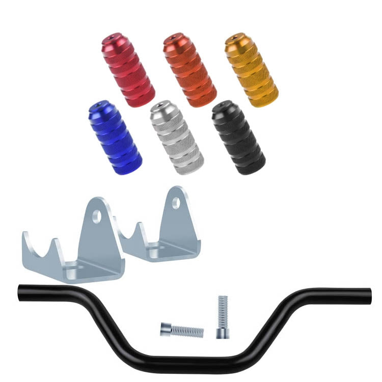 TF-2011 Motorcycle Modification Pedal Rod Universal Elbow Pedal(Orange)