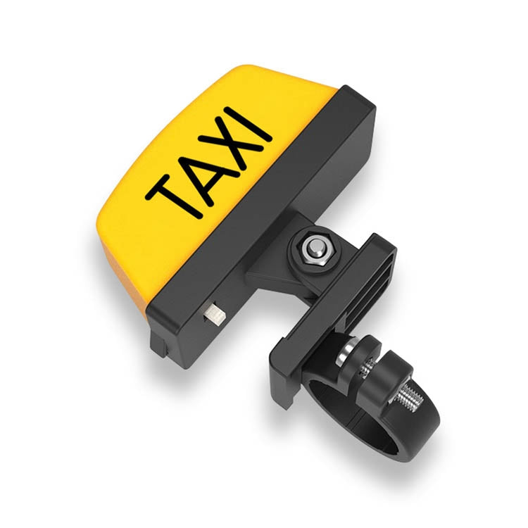 Motorcycle Modified Personality Taxi Motor Light Electric Car Helmet Decorative Warning Light, Specification: Normally Bright(Yellow)