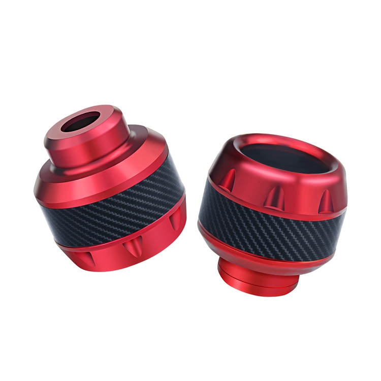 1pair TF-1783 Motorcycle Accessories Modified Electric Car Anti-Drop Cup Aluminum Alloy Shock Absorption Front Fork Cup(Red)