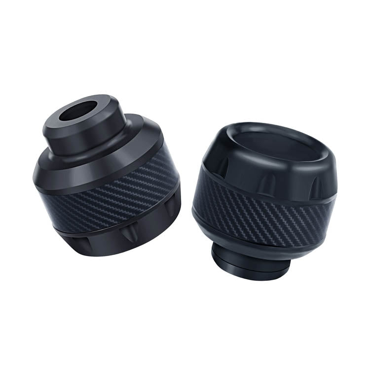 1pair TF-1783 Motorcycle Accessories Modified Electric Car Anti-Drop Cup Aluminum Alloy Shock Absorption Front Fork Cup(Black)