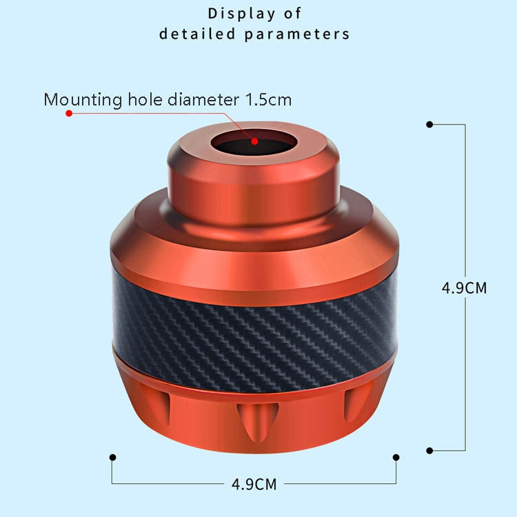 1pair TF-1783 Motorcycle Accessories Modified Electric Car Anti-Drop Cup Aluminum Alloy Shock Absorption Front Fork Cup(Blue)