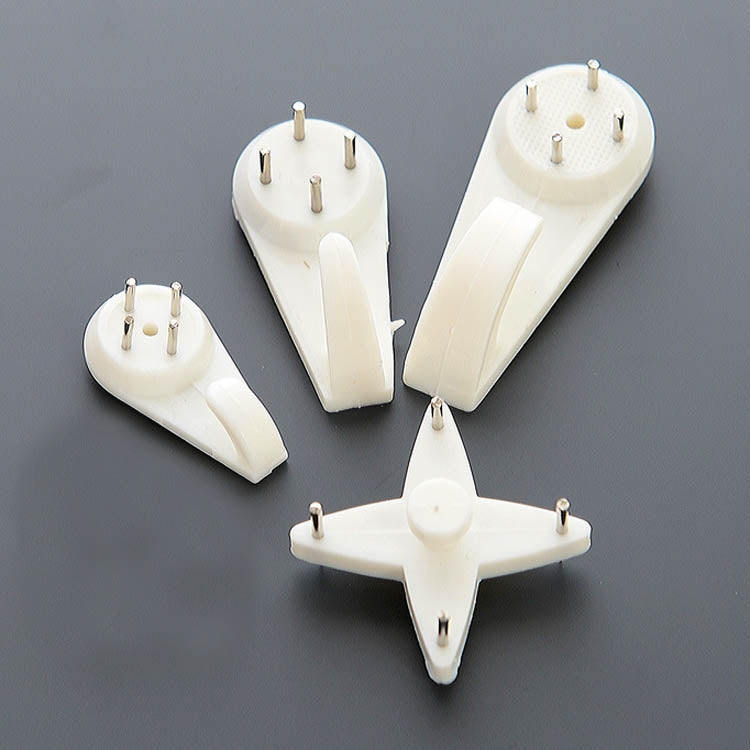 30pcs Press-Free Hanging Nail Hook Strong Wall Invisible Staple Photo Frame Photo Wall Without Trace Nails, Specification: Medium